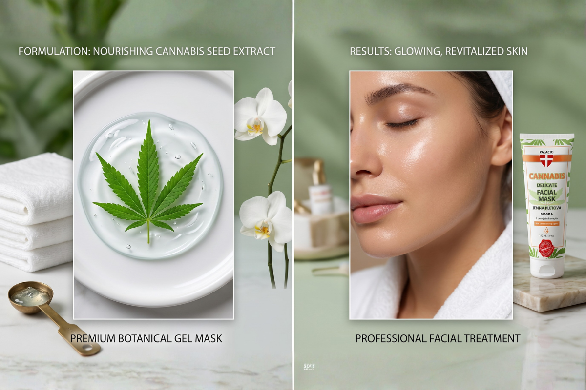 Effekt af Palacio CBD Deep Glow Facial Mask