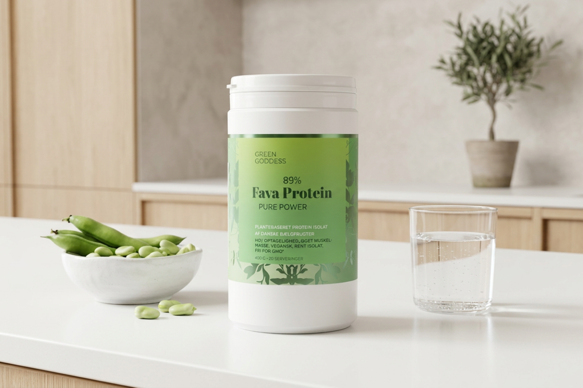 Green Goddess Pure Power Fava Protein 89% Proteinisolat