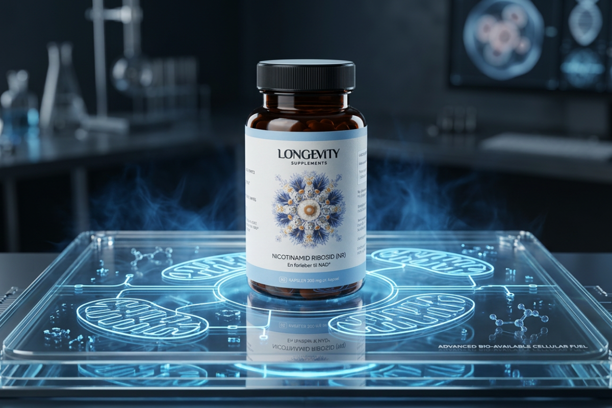Longevity Supplements Nicotinamid Ribosid NR 300mg 60 Kapsler