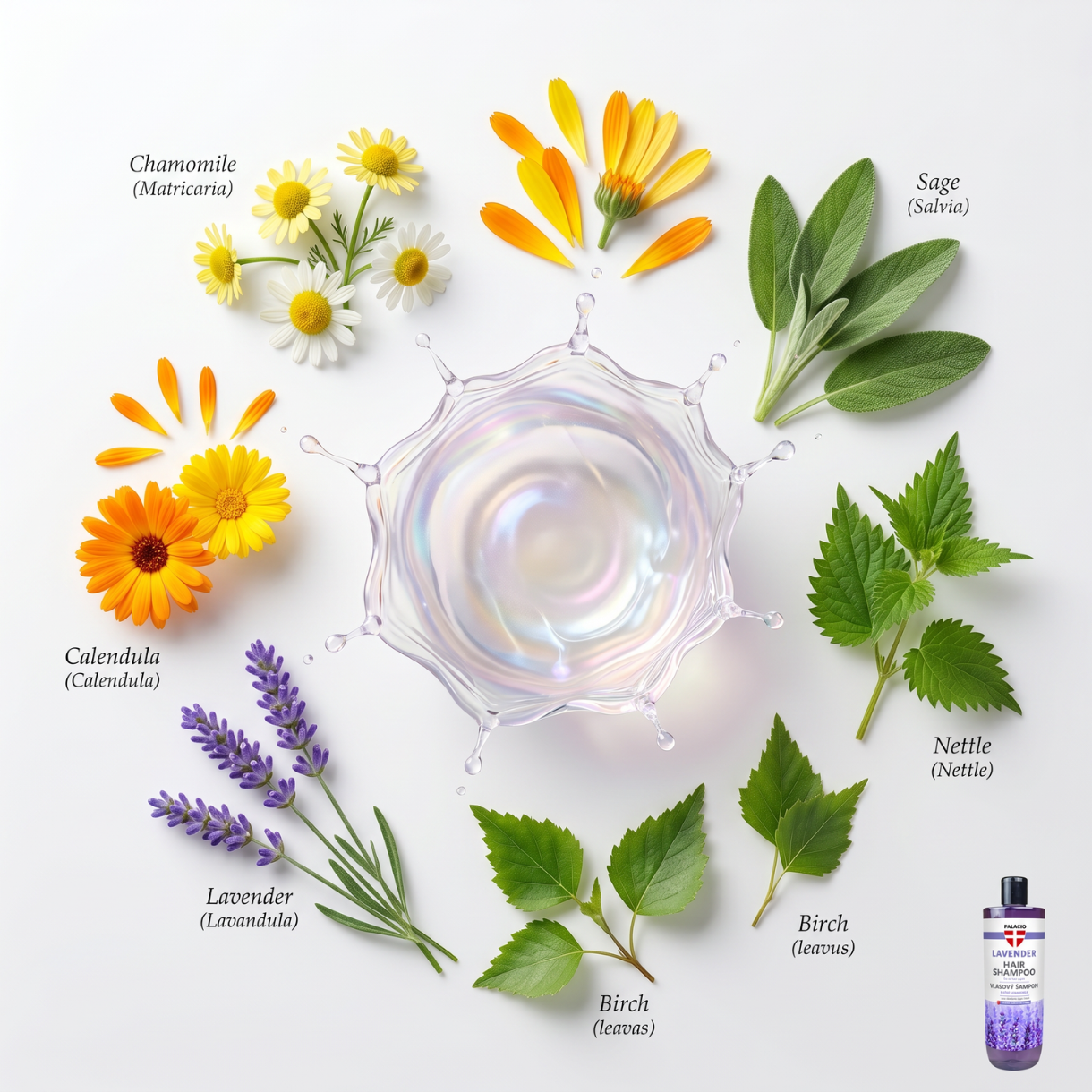 Botanisk effekt af Palacio Lavender Shampoo