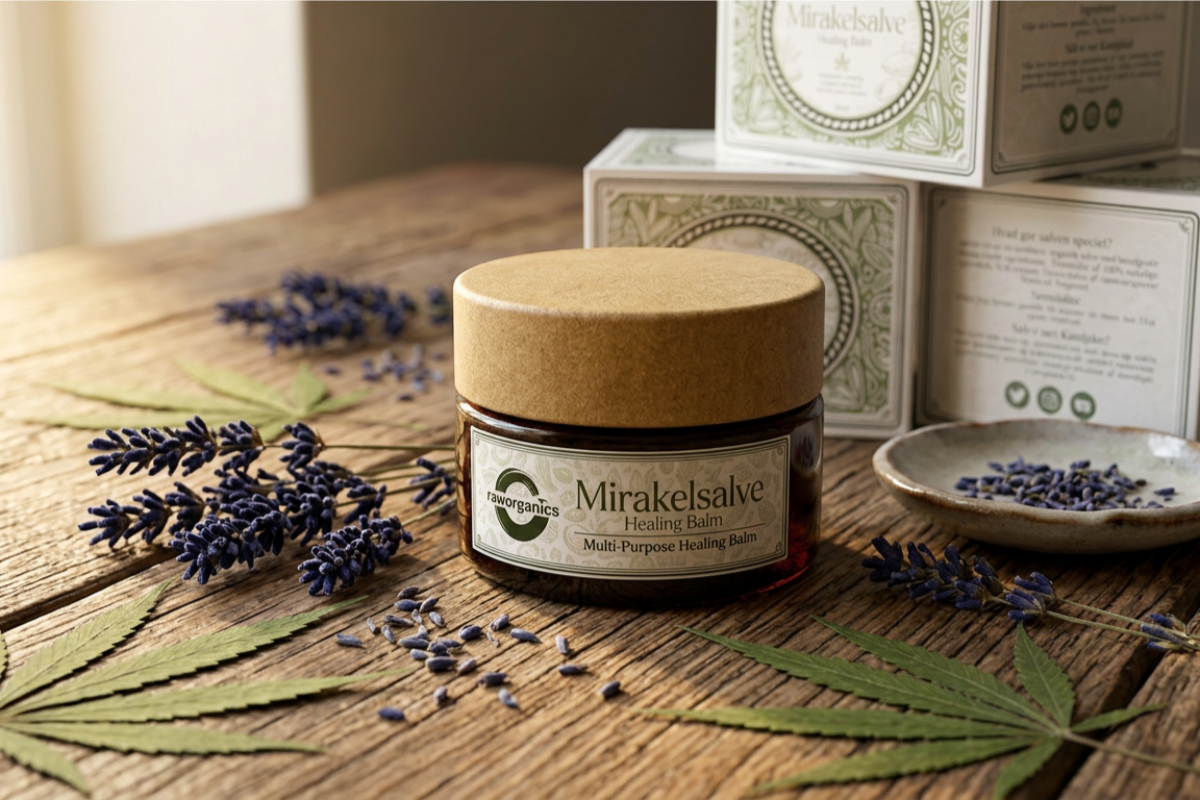 Raw Organics Mirakelsalve 50ml Helende Rescue Balm