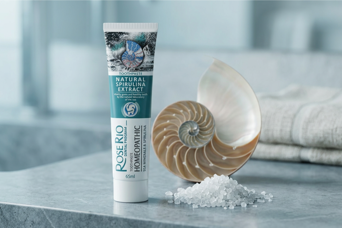 Rose Rio Natural Spirulina Hom�opatisk Tandpasta 65ml