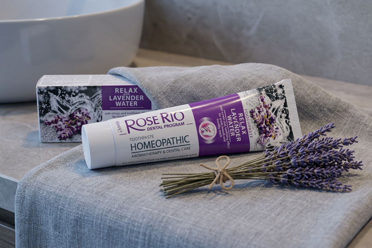 Rose Rio Relax Lavender Water Hom�opatisk Tandpasta 65ml