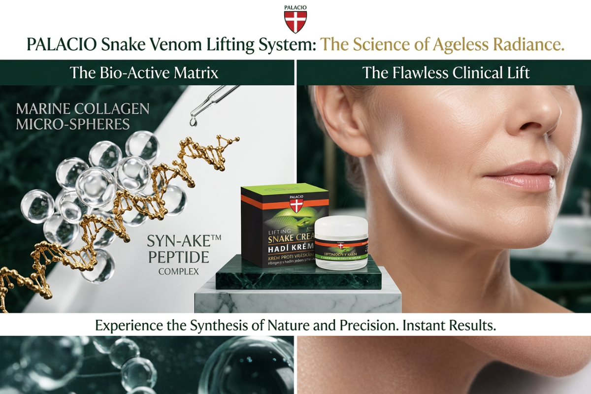 Palacio Snake Venom Lifting Face Cream resultat