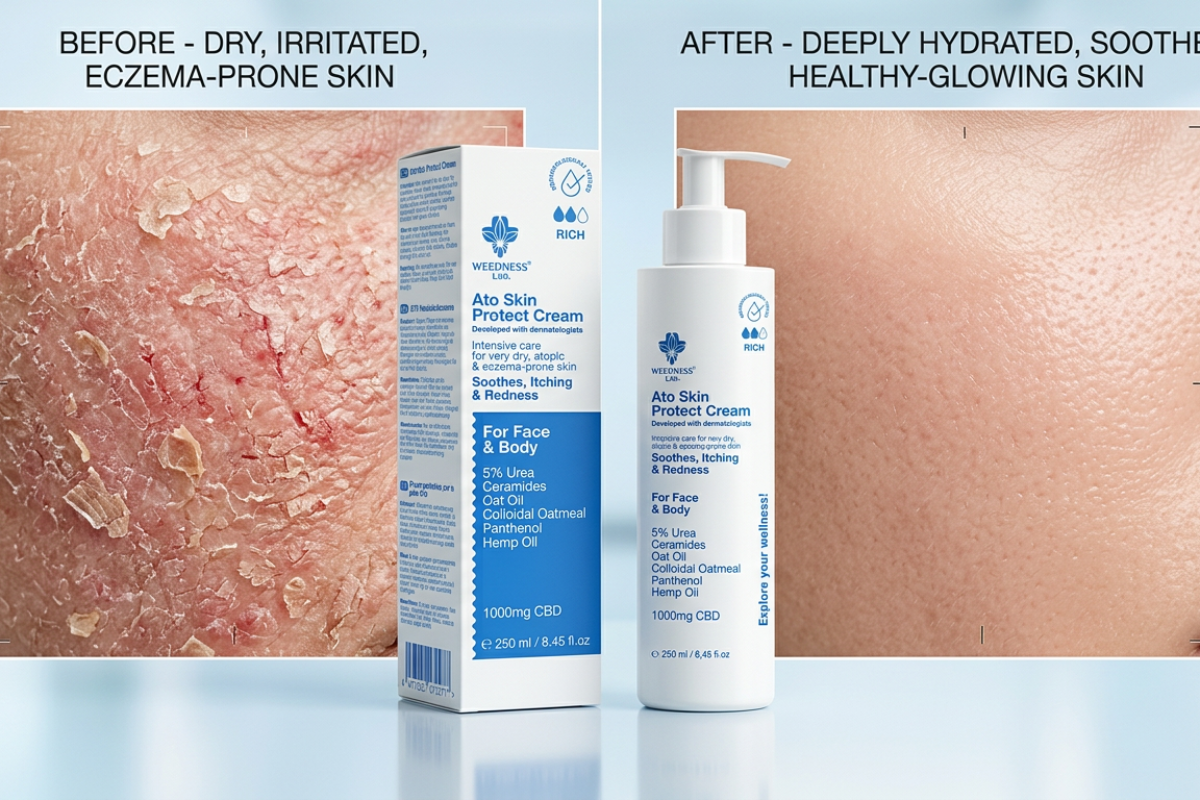 Weedness Ato Skin Protect Cream F�r og Efter