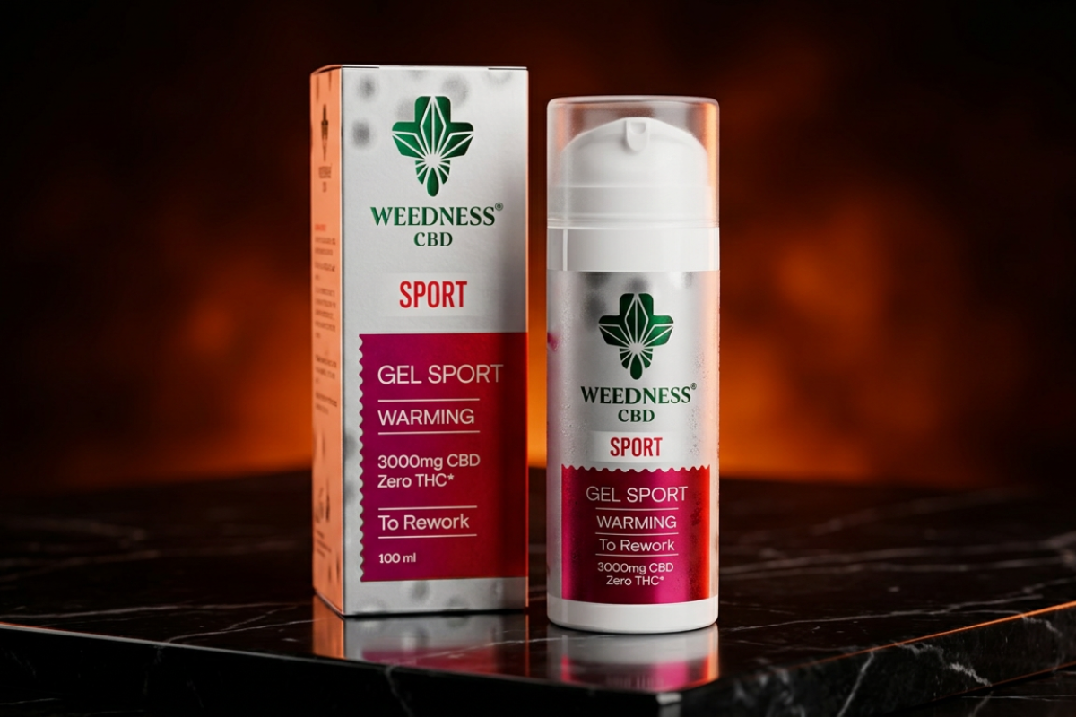 Weedness Sport Varme Gel 3000mg CBD Ultra Strength