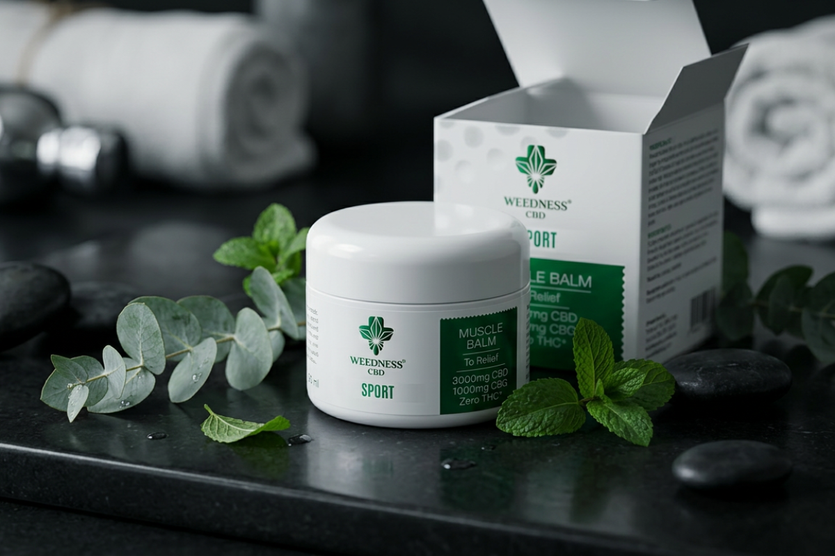 Weedness Sport Muscle Balm 3000mg CBD 1000mg CBG Ultra Strength