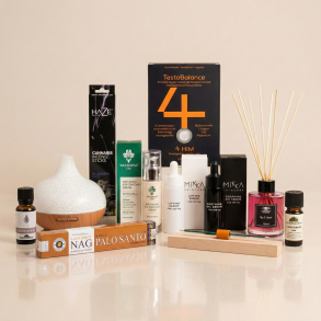 Luksus gave�ske, wellness pakke, komplet hudplejes�t, helsekost startpakke, stor gave til ham og hende.