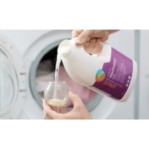 Sonett vaskemiddel, �kologisk flydende t�jvask, naturlig pletfjerner, allergivenligt vaskemiddel uden duft, b�redygtig t�jvask.