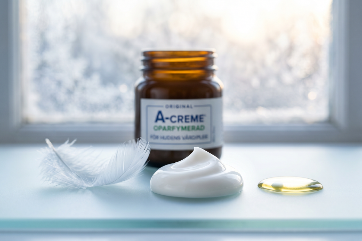 A-creme Original Uparfumeret 120 ml i den klassiske brune glaskrukke