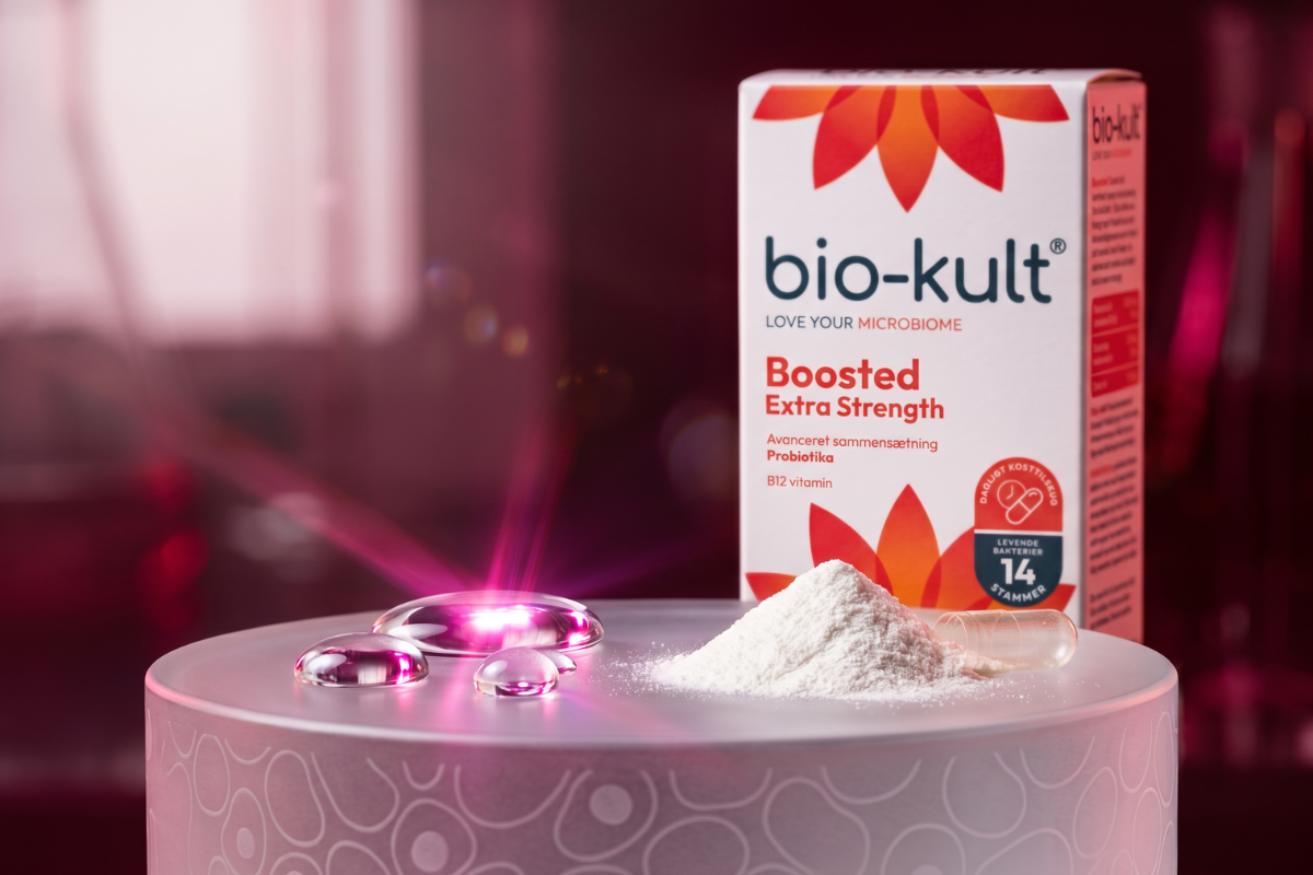 Bio-Kult Boosted m�lkesyrebakterier h�jdosis 14 stammer med B12 vitamin 30 kapsler