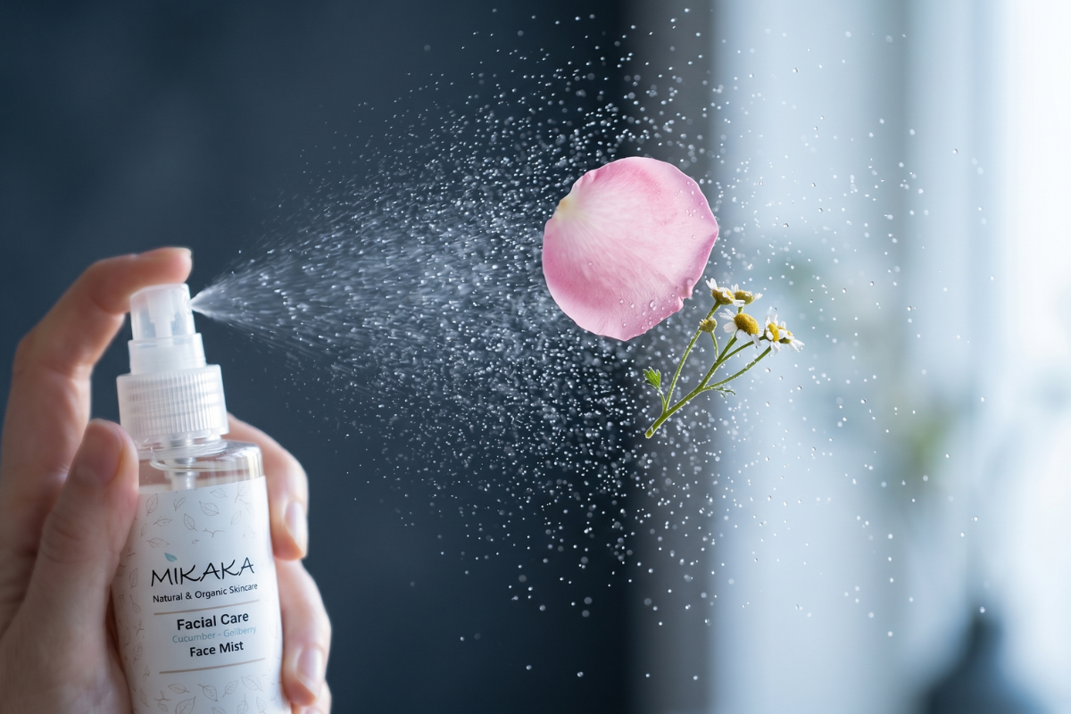 Mikaka Face Mist Cucumber & Gojiberry 150 ml i klar sprayflaske