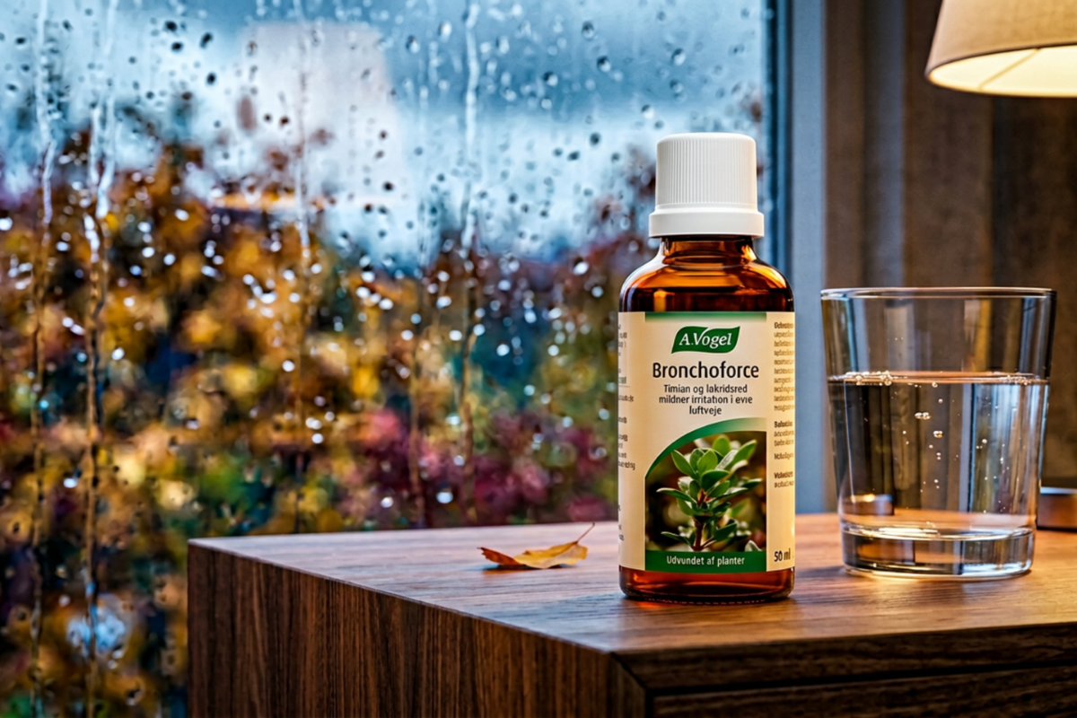 A.Vogel Bronchoforce 50ml � Naturlige dr�ber til luftveje med hvidt l�g