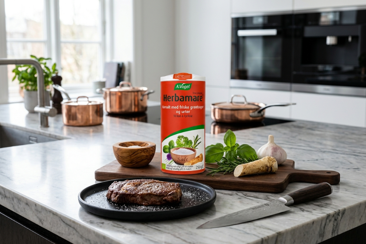 A.Vogel Herbamare Trocomare 250g � Urtesalt til k�d og fjerkr� i luksus omgivelser