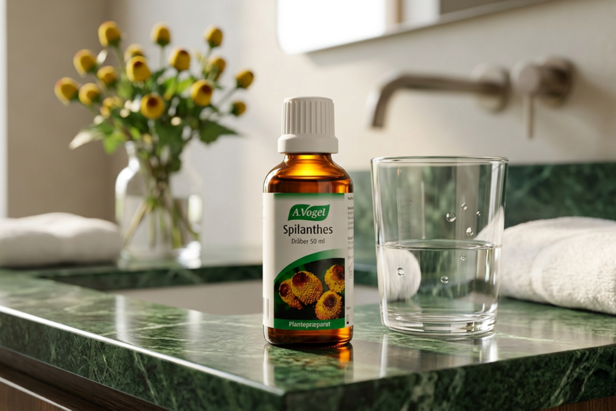 A.Vogel Spilanthes 50ml � Naturligt mundskyllemiddel pr�senteret i luksus omgivelser