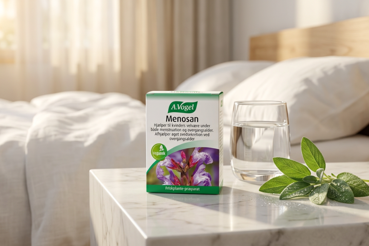 A.Vogel Menosan 30 tab � Naturlig hj�lp mod hedeture i luksus omgivelser