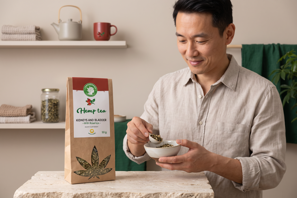 Cannadorra Hampete med Hyben - 50 g Vitaminboost & Udrensning