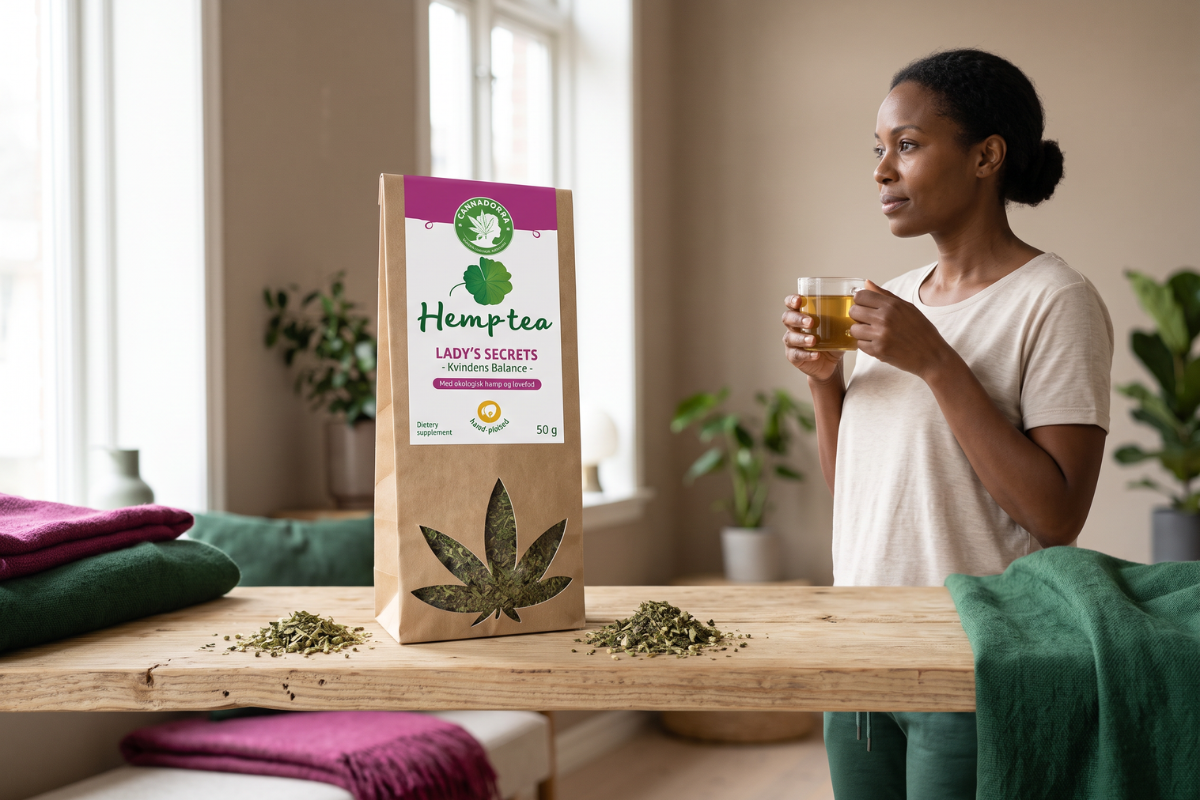 Cannadorra Hemp tea Lady Secrets - 50 g Kvindens Balance