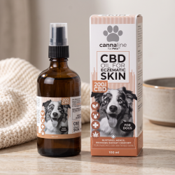 Cannaline CBD Oil for Eczematic Skin for Dogs 200 mg CBD -100 ml