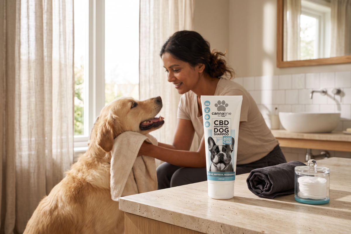 Cannaline CBD Dog Panthenol Shampoo 400 mg CBD - 200 ml