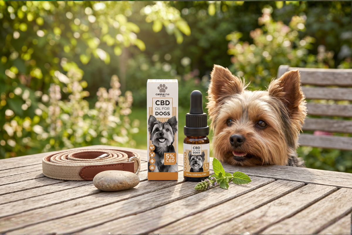 Cannaline CBD PET oil til sm� hunde 5% 10ml
