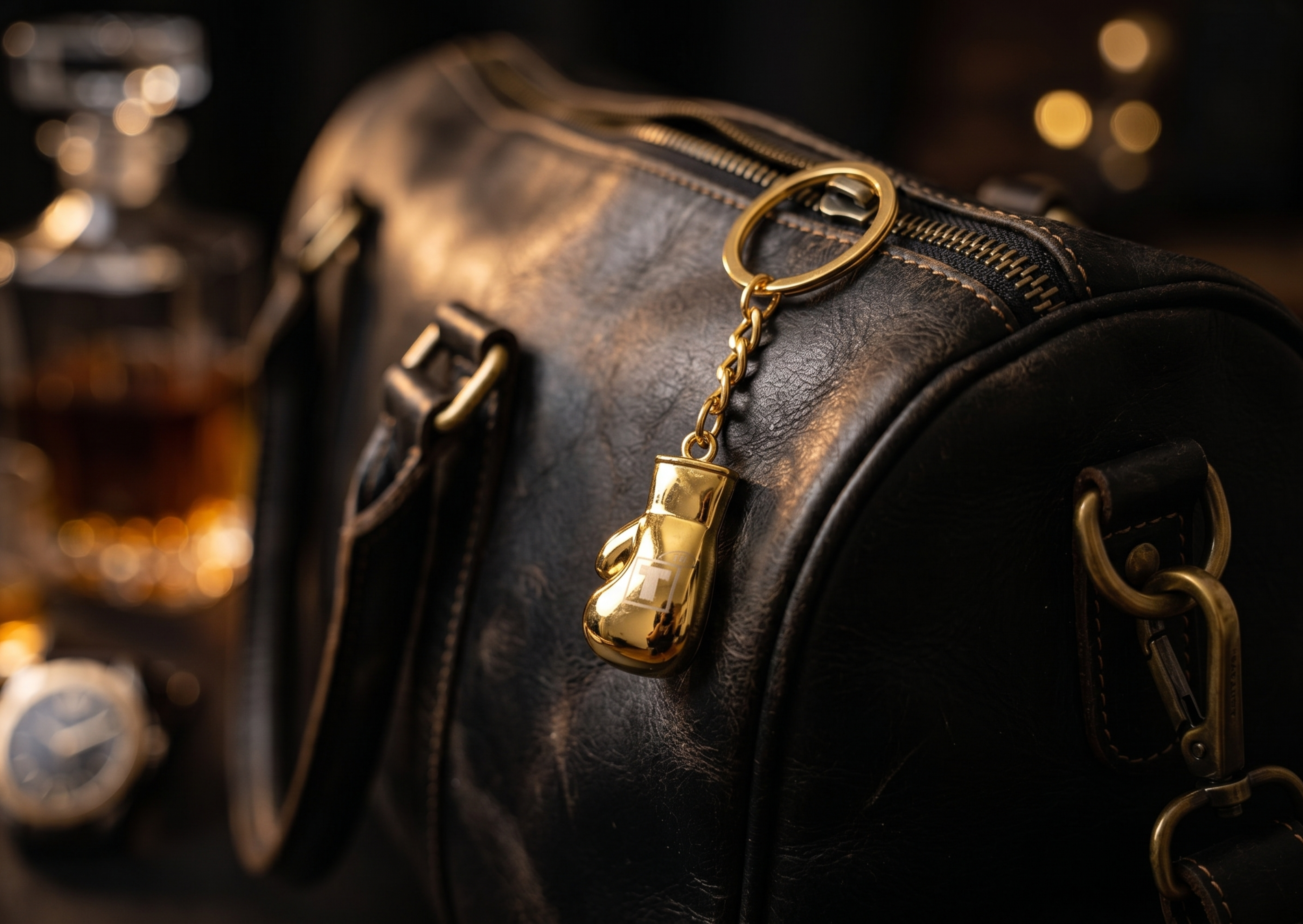 Tyson 2.0 Guld Boksehandske N�glering i premium metal