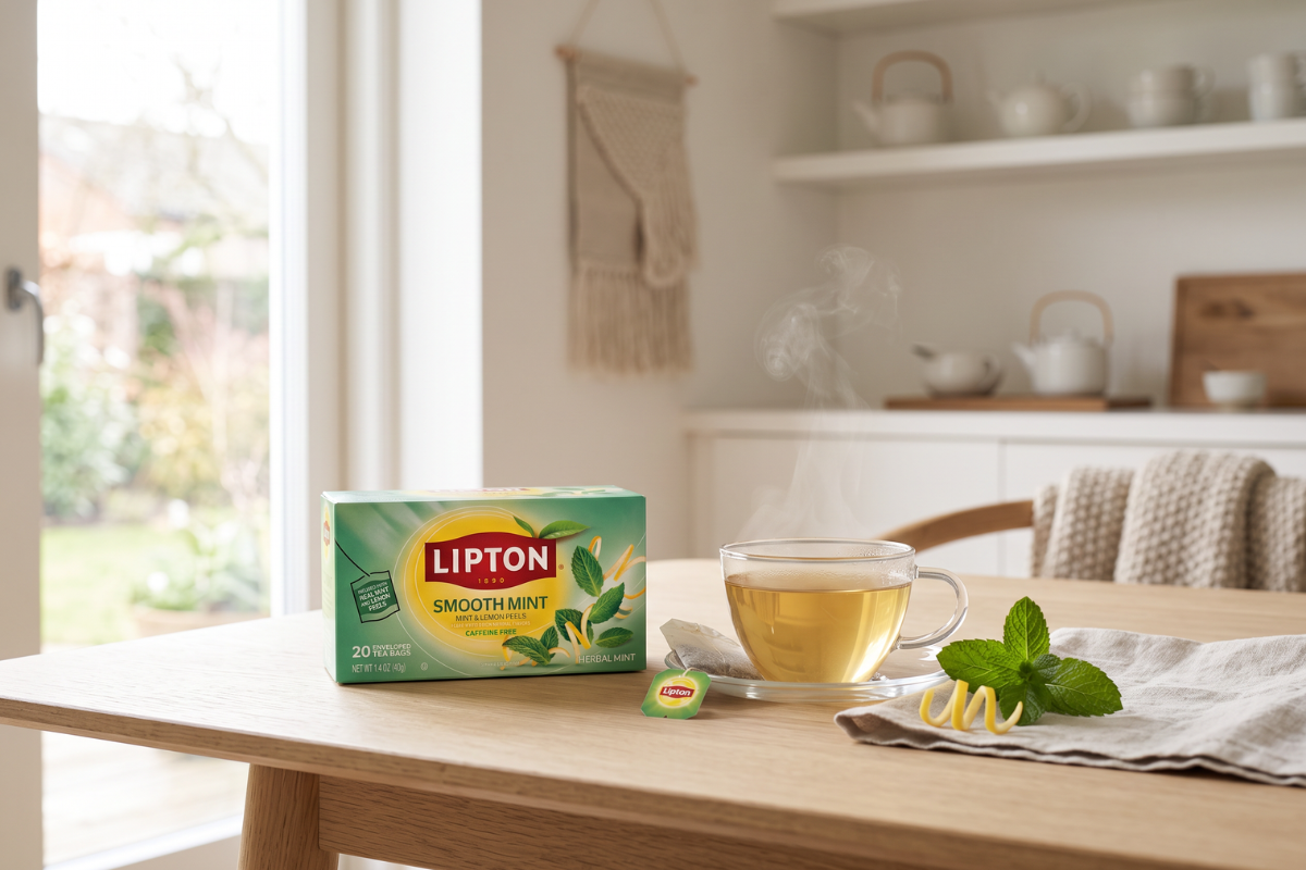 Lipton Smooth Mint urtete � 20 tebreve i stemningsmilj�