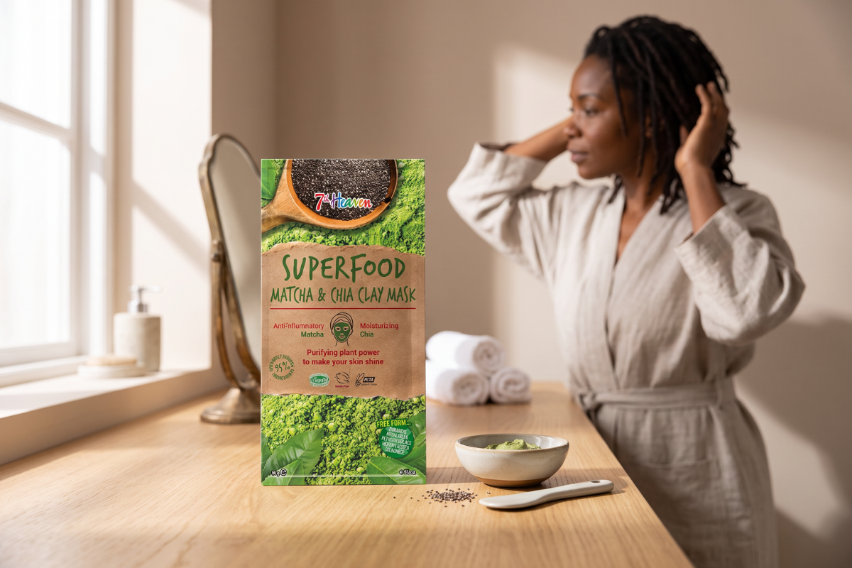7th Heaven Superfood Matcha &amp; Chia CLay Ansigtmaske - 10 g