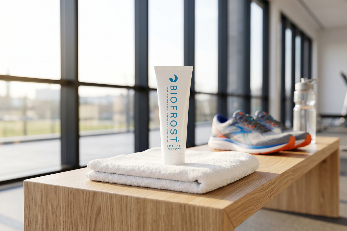 Biofrost Relief Gel 100 ml k�lende gel i tube til muskel og ledpleje