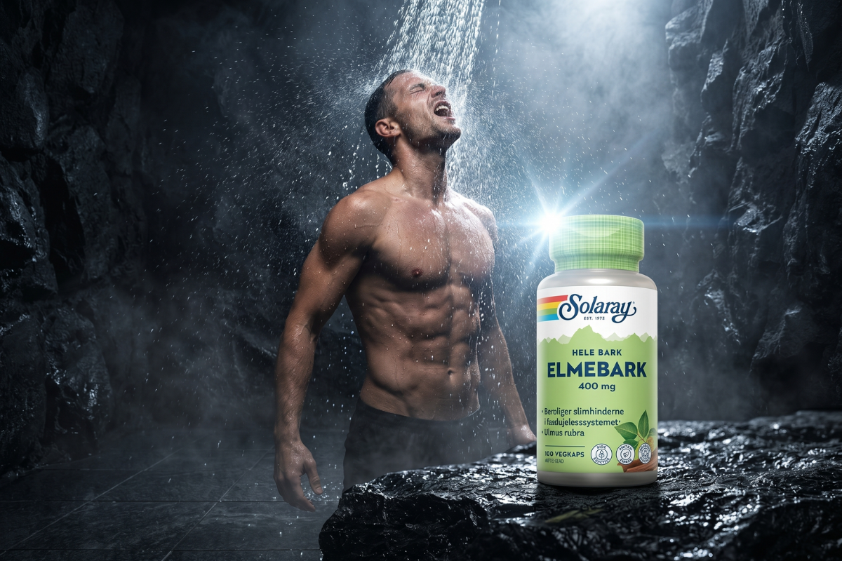 Solaray Elmebark 400 mg 100 kapsler