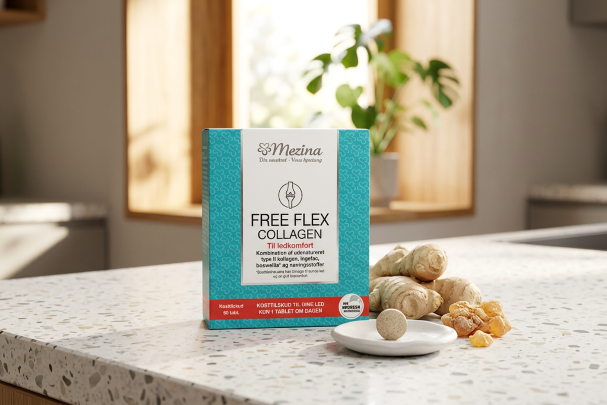 Mezina Free Flex Collagen 90 tabletter kosttilskud til led og brusk