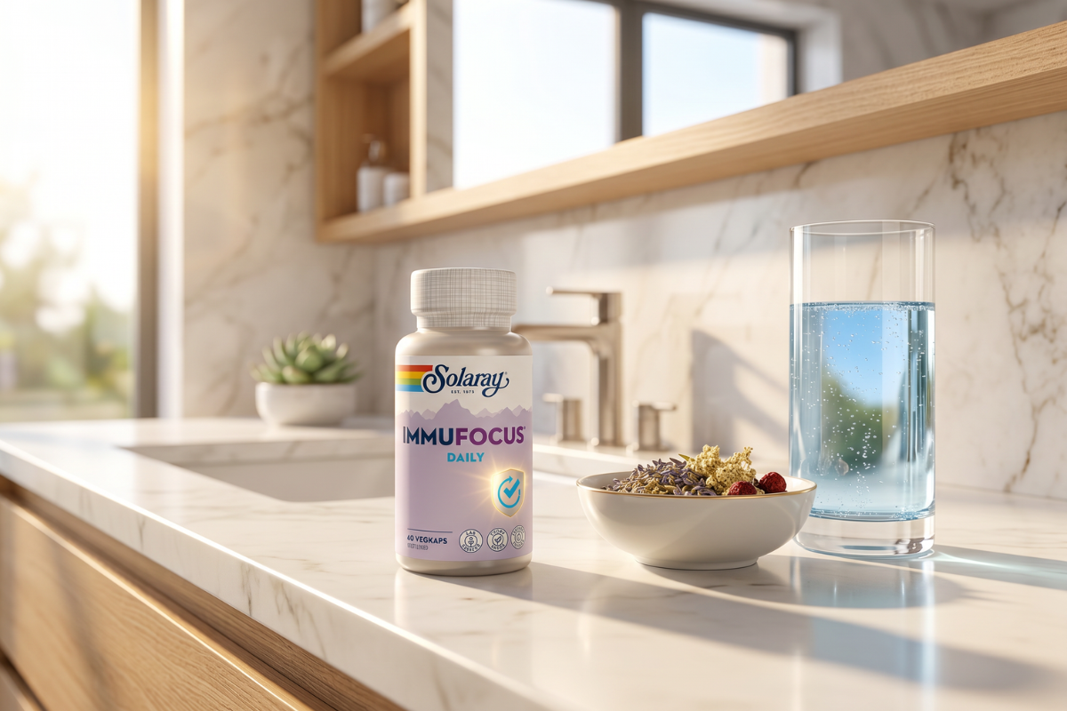 Solaray ImmuFocus Daily 60 kapsler immunforsvar