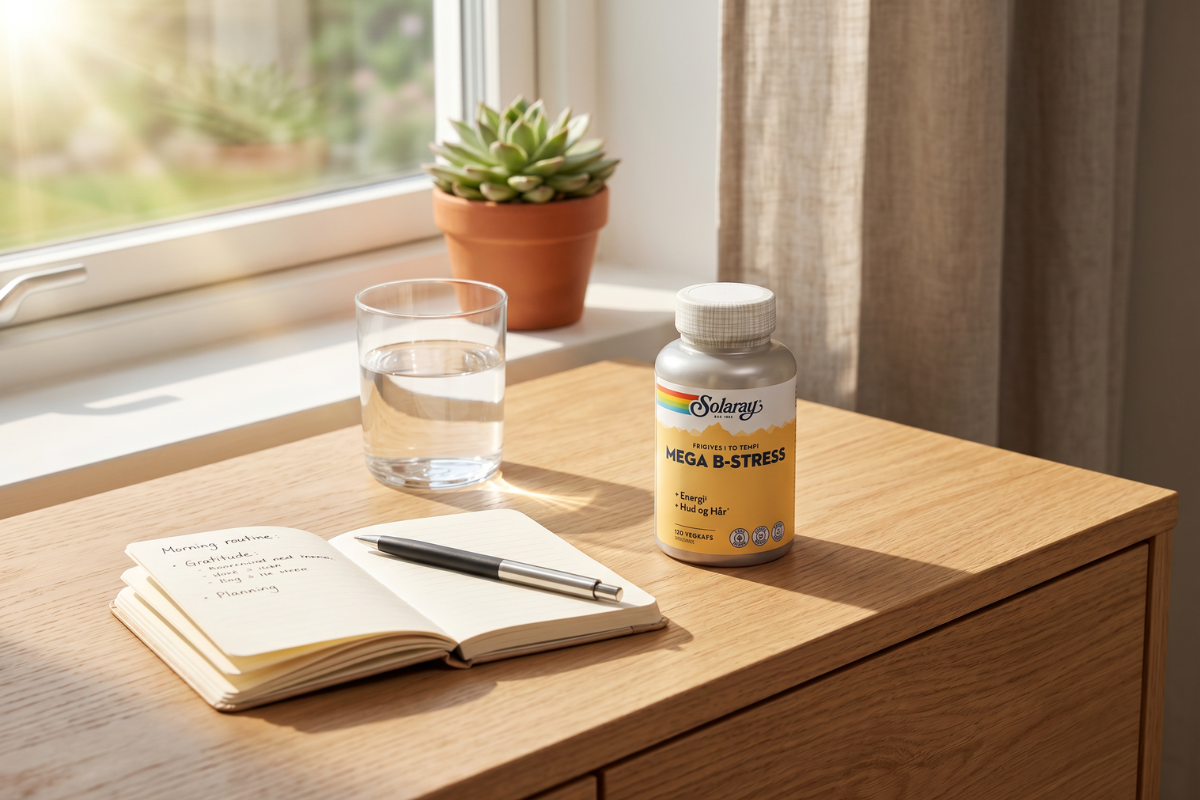 Solaray Mega B-Stress 120 kapsler kosttilskud til psykologisk funktion og mod tr�thed