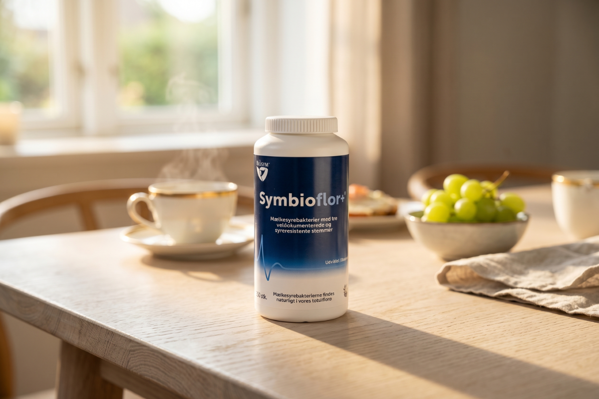 Biosym Symbioflor+ m�lkesyrebakterier 250 kapsler