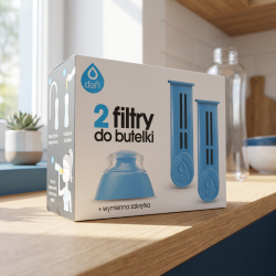 Dafi Refiller filterflaske Bl� + mundstykke