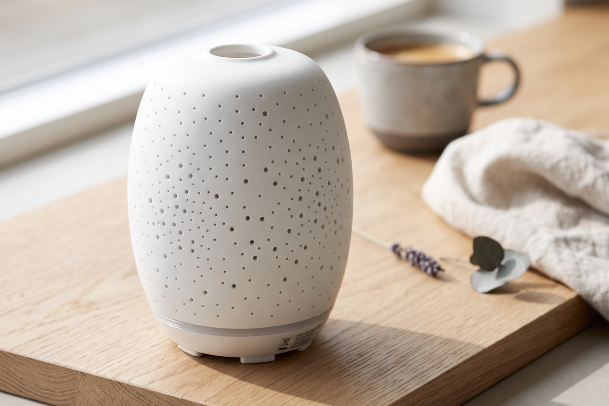 Ambience Diffuser Galaxy Lampe Hvid