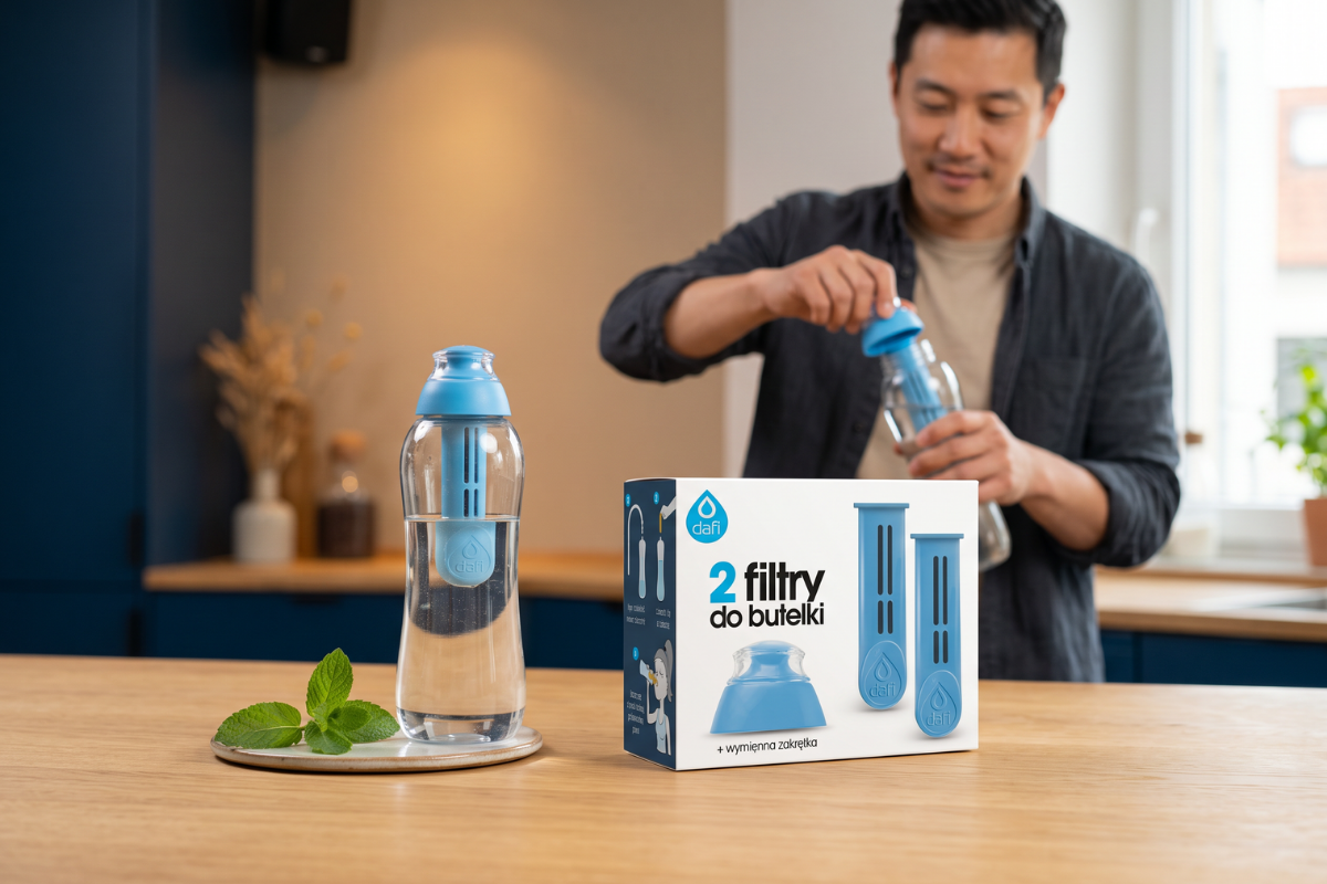 Dafi Refiller filterflaske Bl� + mundstykke