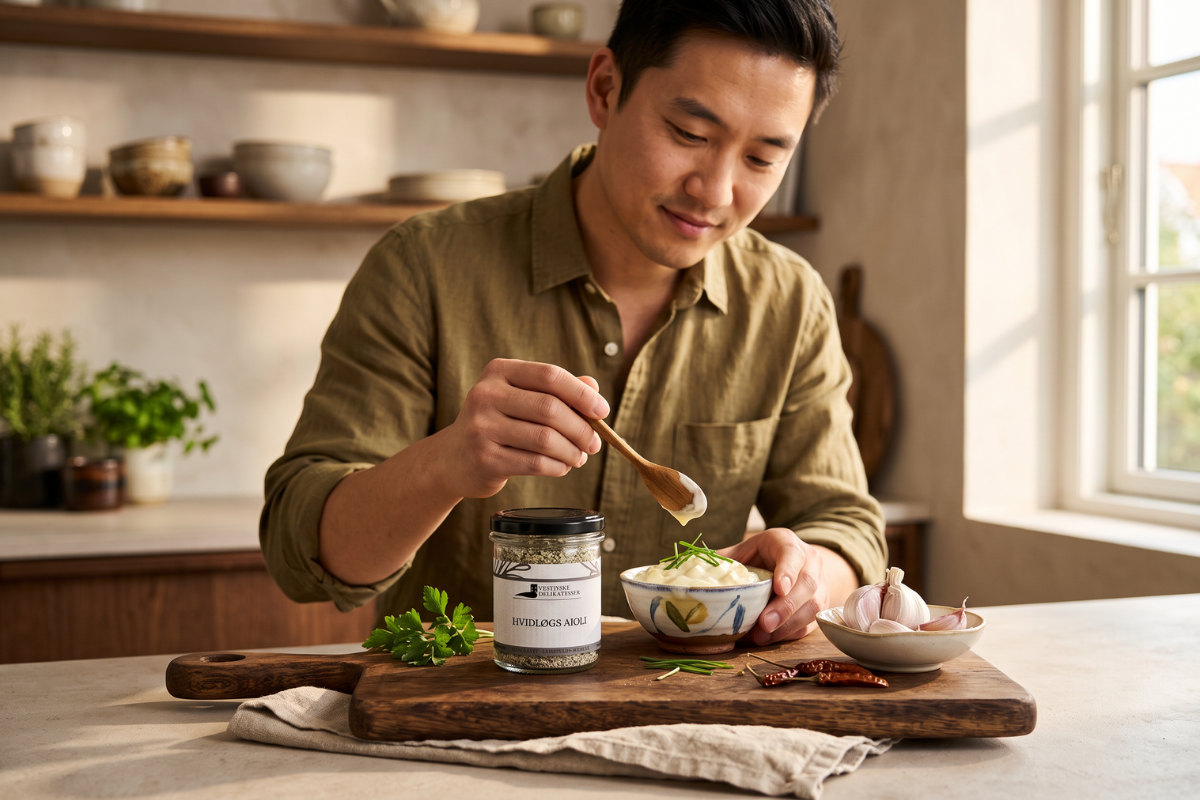 Vestjyske Delikatesser Hvidl�gs Aioli 90g