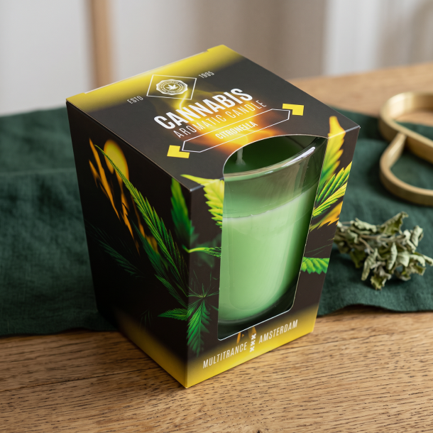 Haze Cannabislys med duft af Citron-melise