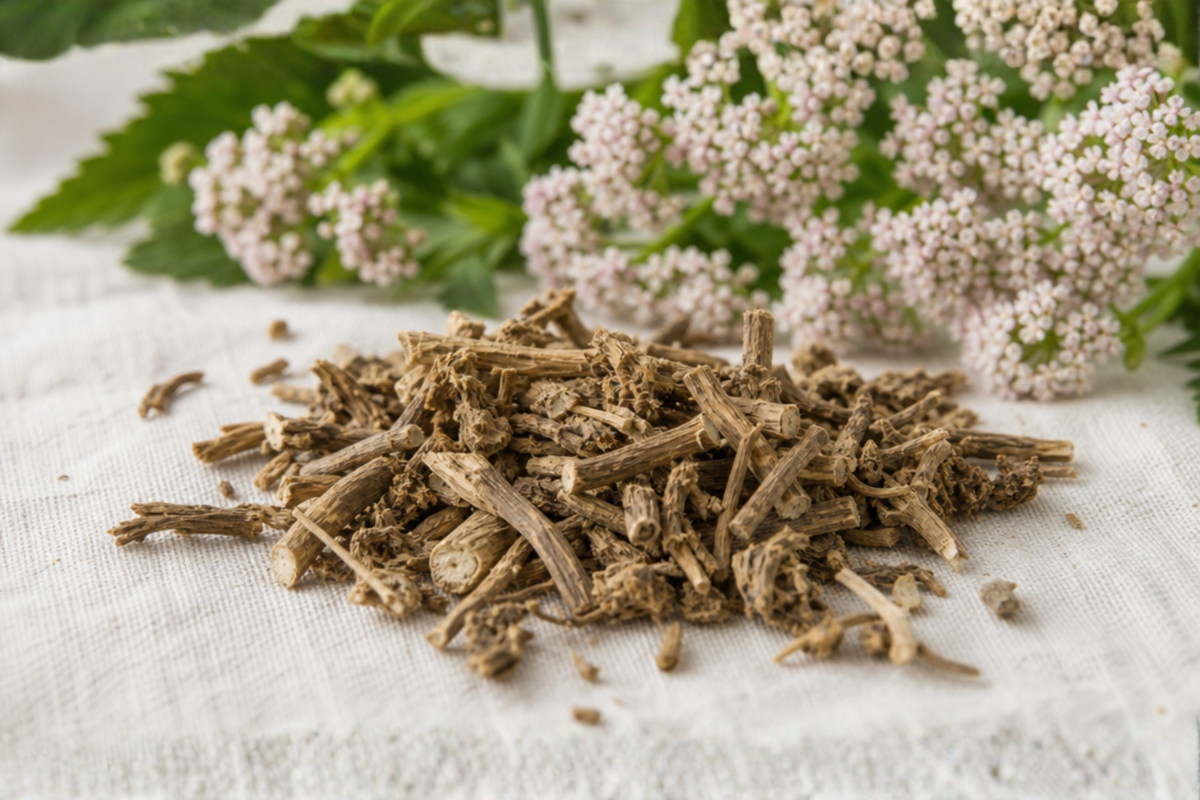 Natur-Drogeriet Baldrianrod 100 g t�rret urtete pr�senteret hos Helseservice.