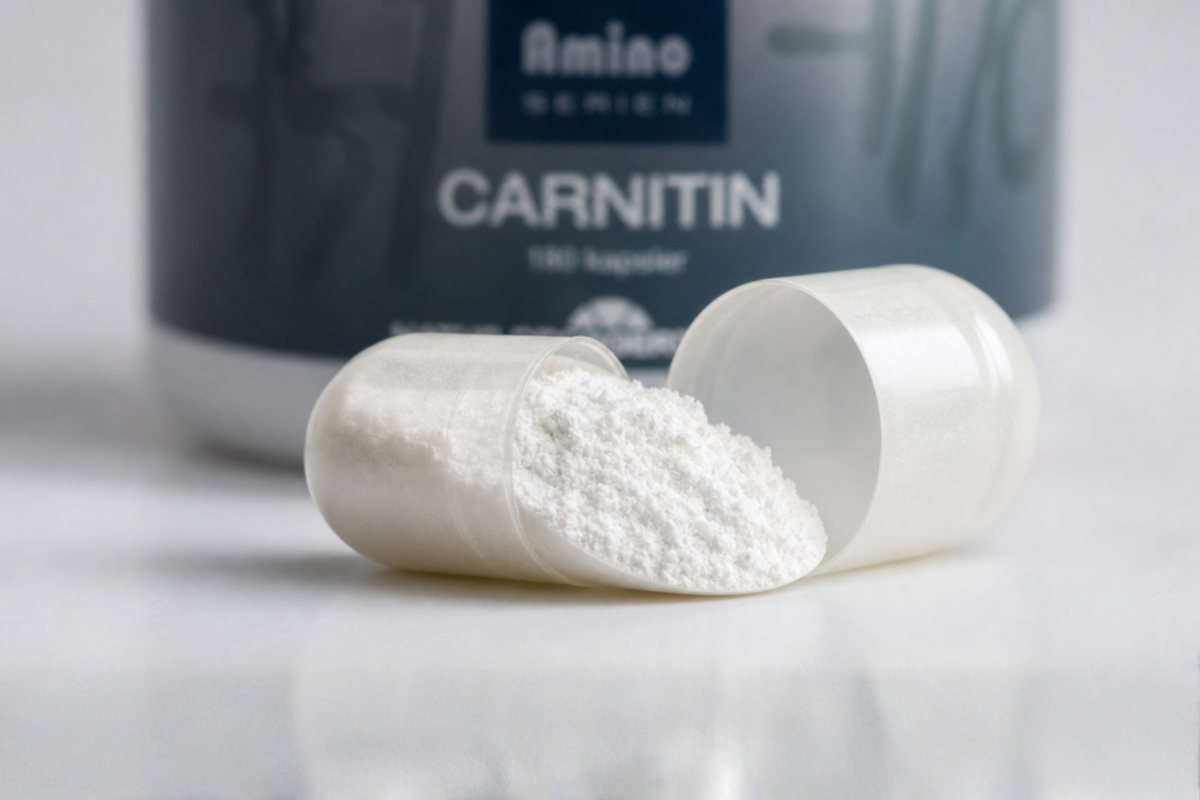 Natur-Drogeriet Carnitin 180 kapsler aminosyretilskud pr�senteret hos Helseservice.