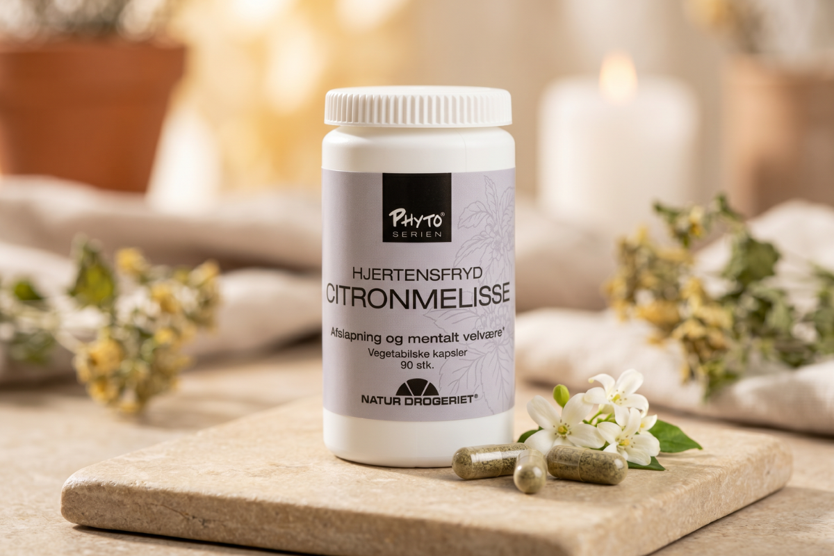 Natur-Drogeriet Hjertensfryd Citronmelisse 90 kapsler