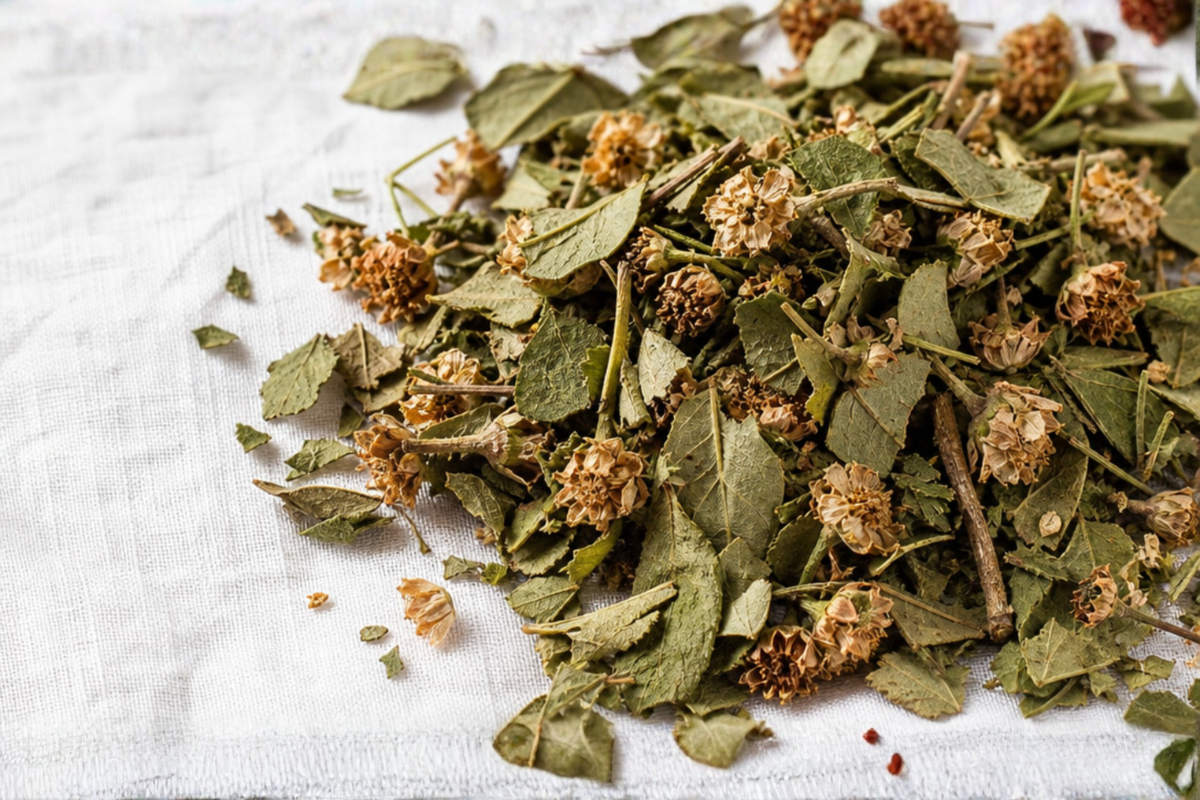 Natur-Drogeriet Hvidtj�rnblade m. blomst 125 g nydelseste pr�senteret hos Helseservice.