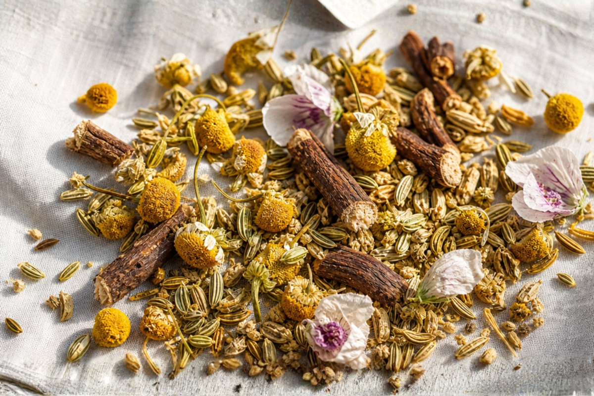Natur-Drogeriet 8409 Hygge te 125 g urtete med kamille og lakridsrod pr�senteret hos Helseservice.