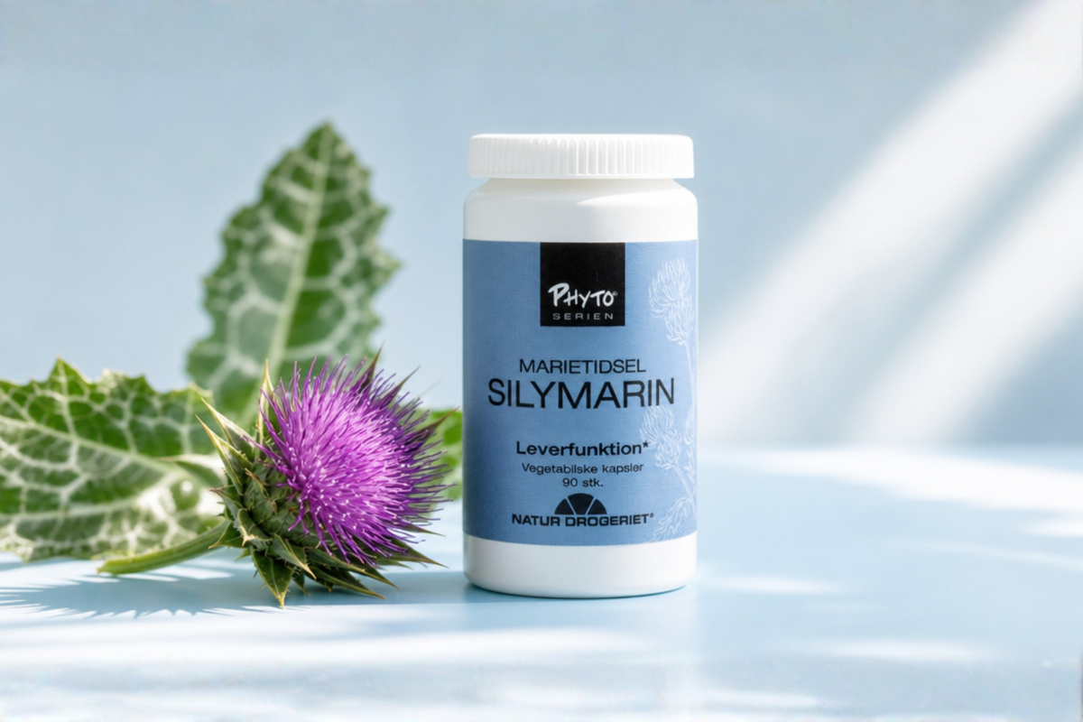 Natur-Drogeriet Marietidsel Silymarin 90 kapsler � Leverfunktion og bioterapi pr�senteret hos Helseservice.