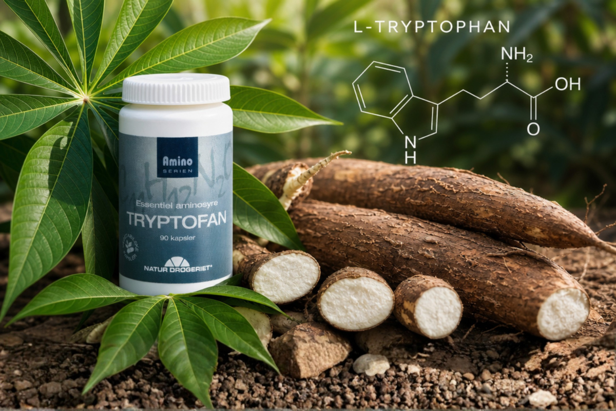 Natur-Drogeriet Tryptofan 90 kapsler Amino-serien � Essentiel aminosyre pr�senteret hos Helseservice.