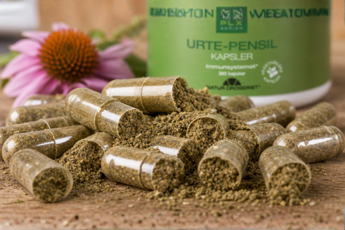 Natur-Drogeriet Urte-pensil 360 kapsler �konomik�b pr�senteret hos Helseservice.