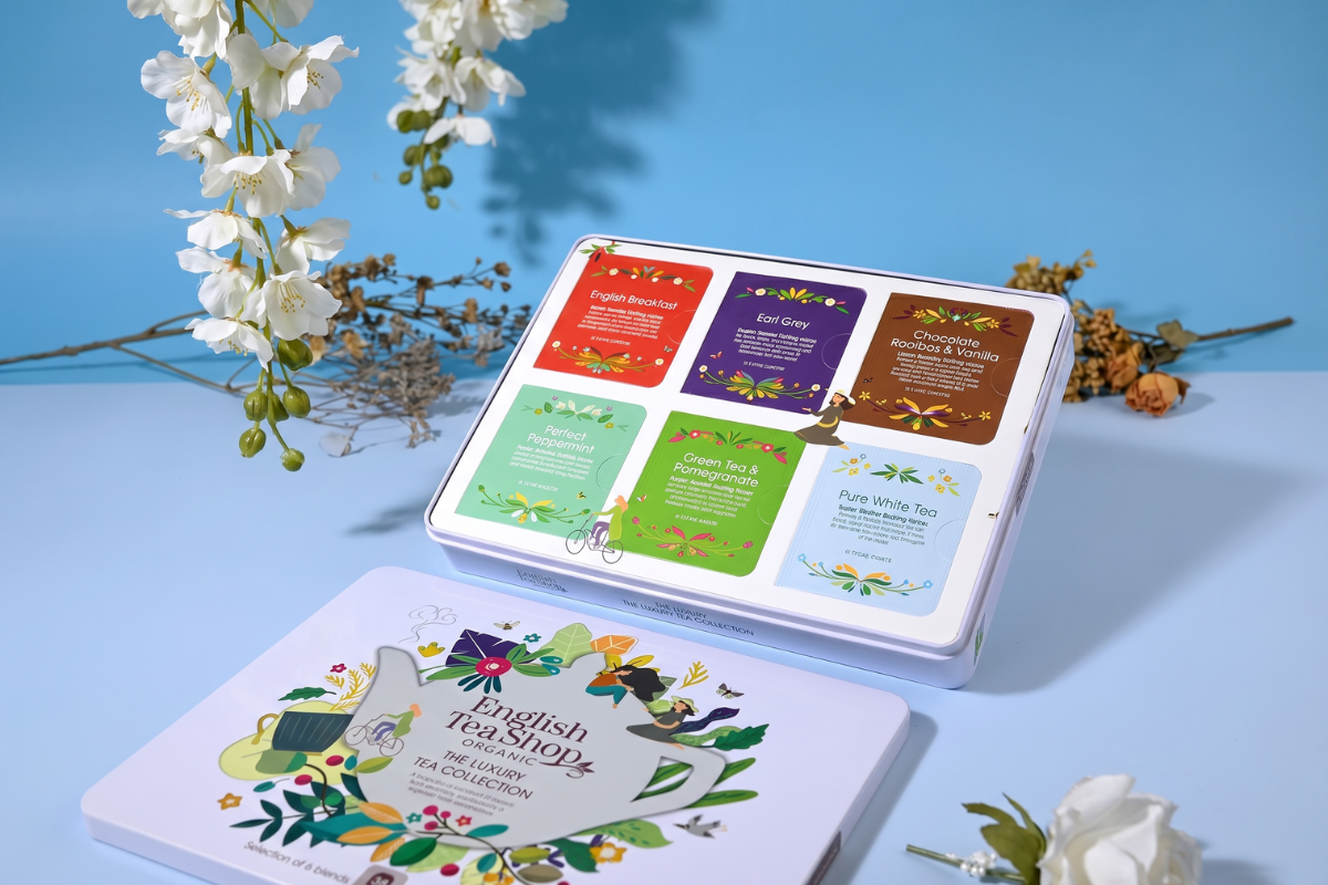 English Tea Shop The Luxury Tea Collection gave�ske hvid tind�se te