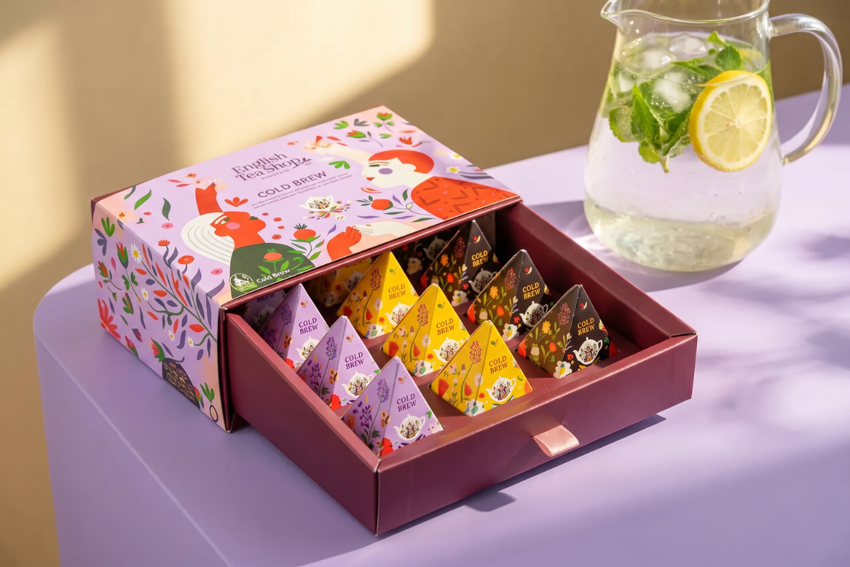English Tea Shop Cold Brew te gave�ske lilla skuffe�ske iste