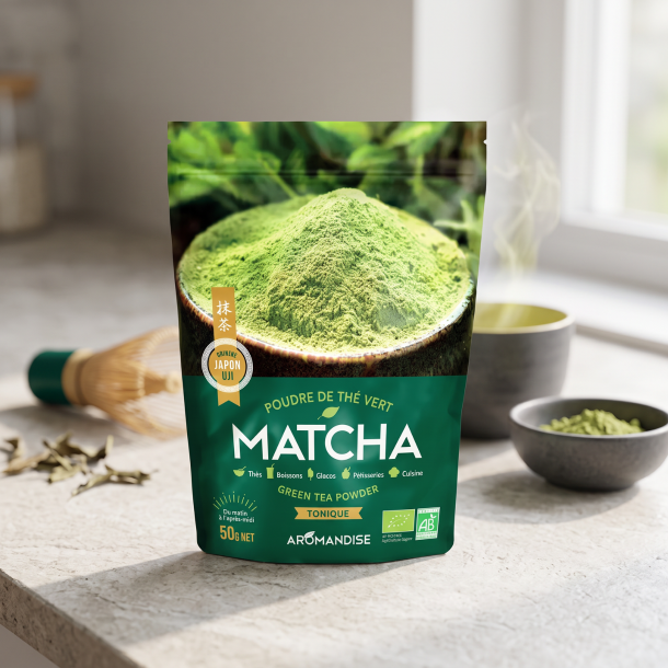 Aromandise - Matcha gr�n te pulver 50 g �ko